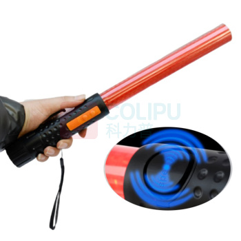 齐鲁安然 LED消防引导疏散警示棒交通指挥棒 充电款 41cm (纯红)