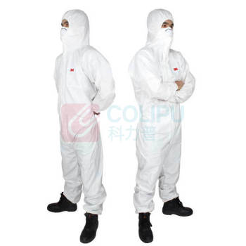 3M 一次性防护服 连体带帽 4545 