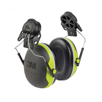 3M 隔音耳罩 X4P3安全帽式32dB 1副装 