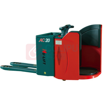 虎力 2000KG载人全电动搬运车 HSY20L 货叉尺寸685X1200mm配24V/280AH牵引电池 货叉高度85-205mm交流驱动