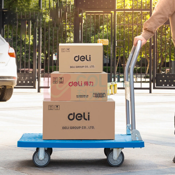 得力 deli 平板车耐用手推车 DL6112 58*87cm承重约600斤