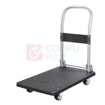 得力 deli 平板车手推车搬运车小推车钢管加强型 DL6110 100kg (灰)
