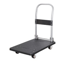 得力 deli 平板车手推车搬运车小推车钢管加强型 DL6110 100kg (灰)