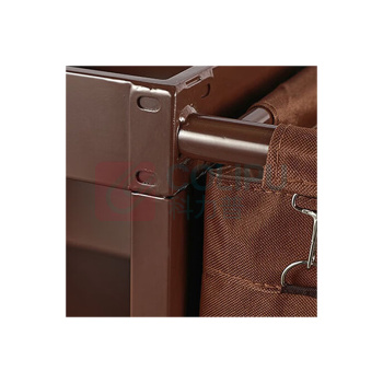 海亚森 HAIYASEN TK-9525 140*46*112cm C款布草车保洁车加厚多功能布袋5寸静音轮 手推平板车 (计价单位:辆) 棕色