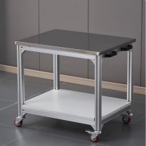 健赫 防静电周转车 120CM*80CM*75CM 不锈钢面双层带轮
