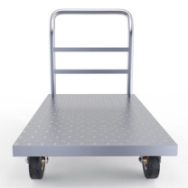 新越昌晖 钢板车平板车拉货车小推车高承重手推车手拉车物流搬运车拖车80*125cm承重约1000斤 CB-GB025