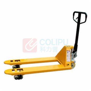 优客力 YOKLI 手动液压搬运车 CBF30L 载重3T 货叉685*1220mm 货叉高度85-200mm 尼龙双轮 镀锌缸 黄色
