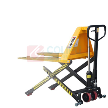 箭车 高升程搬运车 外宽680mm*叉长1150mm 手动款 台高起升80CM 载重1.5吨 剪叉式手动液压叉车