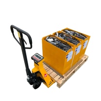 亚迈狮 电子称重手动液压车2.0t(含打印功能) HPT-20S 货叉尺寸557*1150mm 高精度手动称重叉车
