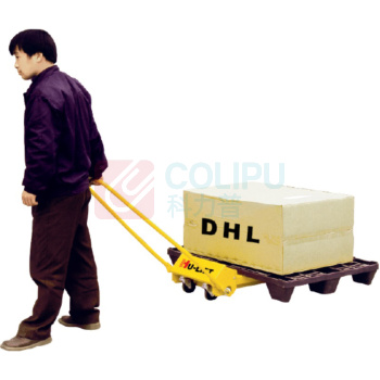 虎力 300Kg 手动四联杆机构托盘搬运车 MX0608 货叉长度800mm 升高高度85-145mm