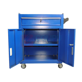 元汗 单抽移动工具柜推车 KC-C-008 有轮630*400*720 1mm加厚一斗抽屉式带锁矮柜 定制