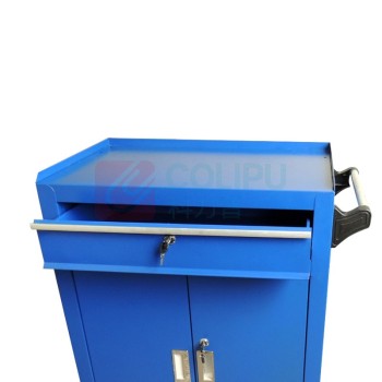 元汗 单抽移动工具柜推车 KC-C-008 有轮630*400*720 1mm加厚一斗抽屉式带锁矮柜 定制