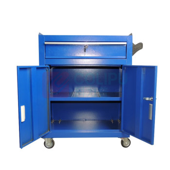 元汗 单抽移动工具柜推车 KC-C-008 有轮630*400*720 1mm加厚一斗抽屉式带锁矮柜 定制