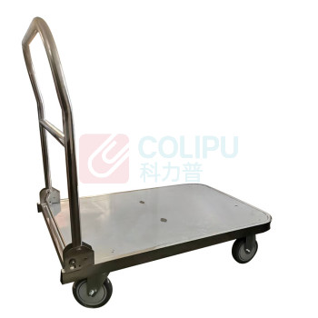 罗德力 201不锈钢手推车 120*65cm 8寸轮 500KG