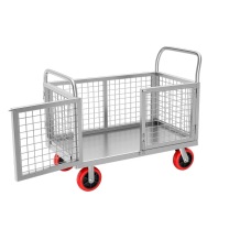 致悦 单面对开式围栏手推车 120*60*90cm 配6寸TPR刹车轮