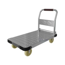 蓝统 单层手推车 QTCSTG2500-3.5 板车厚度3.5cm110*65*89cm6寸铁芯静音烽火轮