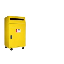 巨尊 推车 WA940640 113.5×65×55 cm 危化学品吸附棉套装带轮钢制泄漏应急处理推车