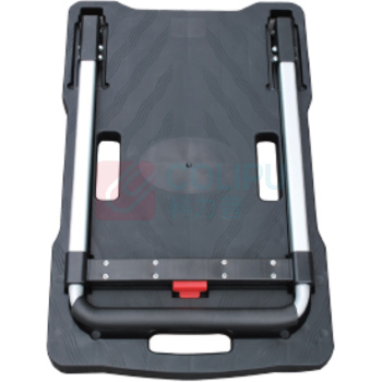 虎力 150Kg 可折叠塑料小推车 TR150 货铲长X宽:250X320MM配实心橡胶轮胎