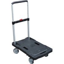 虎力 150Kg 可折叠塑料小推车 TR150 货铲长X宽:250X320MM配实心橡胶轮胎