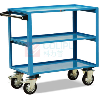 虎力 250kg 二层钢制工具推车 CX35A 台面900X500mm