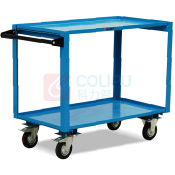 虎力 250kg 二层钢制工具推车 CX35A 台面900X500mm