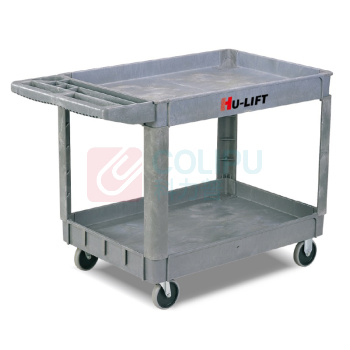 虎力 250Kg 2层塑料工具车 UD252 整车尺寸:1010X435X850mm 整车尺寸:1010X435X850mm