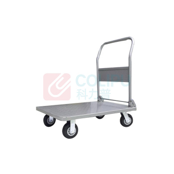 苏识 载重600kg 重型平板手推车 CZ6-60 60*90cm橡胶轮 (银色)