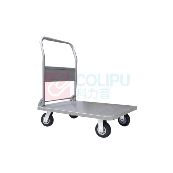 苏识 载重600kg 重型平板手推车 CZ6-60 60*90cm橡胶轮 (银色)