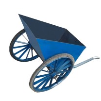 筑华工品 双轮斗车 470*800*340cm+实心轮 小号 