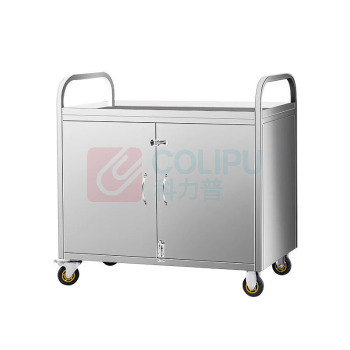 海麦斯 订制不锈钢推车工具车器械柜材料柜送餐车 HMS017 1000mm*600mm*900mm 