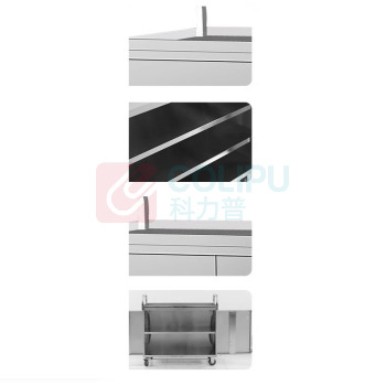 海麦斯 订制不锈钢推车工具车器械柜材料柜送餐车 HMS017 1000mm*600mm*900mm 