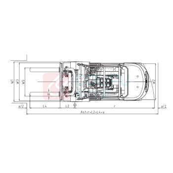 合力 锂电池平衡重式叉车 CPD25 2500KG 座驾式80V/150Ah