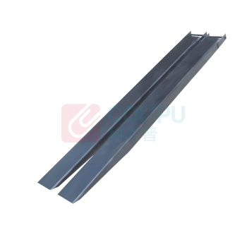 康格雅 货叉脚套配件 1.5米 8mm加厚 4/5吨160*70mm (灰色) 叉车加长套臂 合力杭叉叉齿脚鞋货叉套