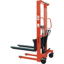 虎力 1500kg手动堆高车 PC1516 提升高度90-1600mm货叉长度1150mm 单货叉宽度160mm货叉可调外宽320-850mm尼龙轮