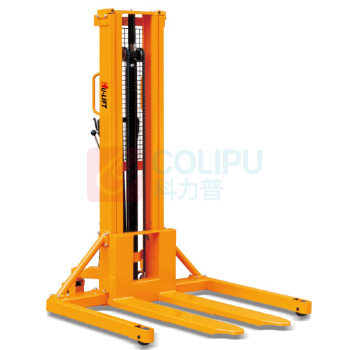 虎力 1000Kg 手动液压堆高车 MT1029 "C"型钢门架升高高度0.088-2.9m(重型)