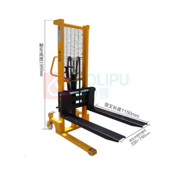 诺力 手动堆高车液压堆垛车 SFH1516 载重1.5吨升高1.6米