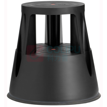优客力 YOKLI 塑料脚凳 RL150塑料 承重150KG塑料脚凳,凳面高度425(人站上工作时高度为420)顶部直径280mm,底部直径430mm,灰色 (灰色)