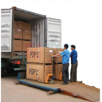 优客力 YOKLI 固定式电动升降平台 HY2500 2500Kg 斜坡式电动装卸平台(超低), 台面2610X2010mm, 高度145-1750mm (蓝色)