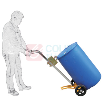 优客力 YOKLI 机械式油桶搬运车 DE450 450Kg 机械式油桶搬运小车 (黄色)
