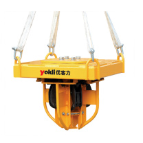 优客力 YOKLI 吊车专用四油桶夹 DY4 2000kg吊车专用四油桶夹,产品尺寸630X630X540mm (黄色)