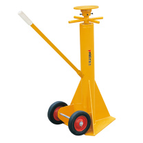 优客力 YOKLI 卡车千斤顶 TJ50B 45吨(静载)/22.7吨(动载) 卡车装卸稳定器(卡车顶), 适用于39”-51“宽度卡车, 顶面直径8” (黄色)
