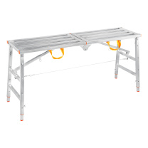 添禧 马凳式脚手架 1400mm×400mm×1150mm 门式 1400mm×400mm×1150mm 1400mm×400mm 不带脚轮 铝合金 桥式脚手架 脚手架 折叠 1400×400×1
