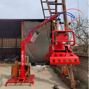 欧力拓 助力机械臂 DB704010 带移动式底盘;带三个按钮的平抓立放 搬运25kg 抓头开口长70cm*宽40cm*高10cm 机械臂升高3米,机械臂臂长4米