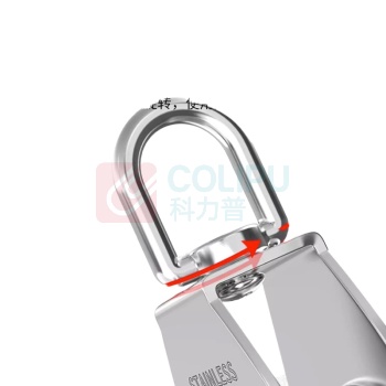 安赛瑞 304不锈钢单滑轮 EA400281 304不锈钢单滑轮 M50【1个】 (不锈钢色)
