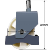 千佳彩 万向轮 180mm*200mm*30mm