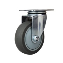 豫光 3寸刹车万向轮 SN003 带底座 安装高度:90mm 轮宽:25mm轮径:73mm