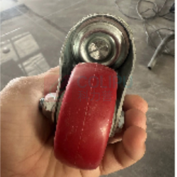 有豫 定向轮 Φ100×32mm 100kg 钢板芯聚氨酯 螺栓式 不带刹车