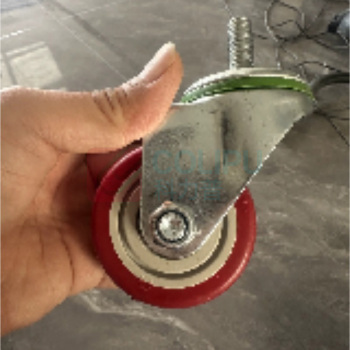 有豫 定向轮 Φ100×32mm 100kg 钢板芯聚氨酯 螺栓式 不带刹车