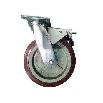 新兴 粘合重型活动脚轮带双刹 SP2744 D200*50mm 
