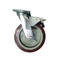 新兴 粘合重型活动脚轮带双刹 SP2744 D200*50mm 